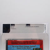 COLLEGE FOOTBALL'S NATIONAL CHAMPIONSHIP (TOP OF THE POP EARLY PRINT CLAMSHELL CASE!) WATA GRADED 9.8 A+! NEW & Factory Sealed with Authentic 3-Sided Seam! (Sega Genesis)