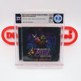 THE LEGEND OF ZELDA: MAJORA'S MASK OFFICIAL SOUNDTRACK - WATA GRADED 9.8 A+! NEW & Factory Sealed! (Music CD)