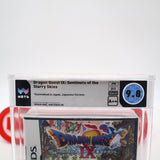 DRAGON QUEST IX 9: SENTINELS OF THE STARRY SKIES (JAPANESE) WATA GRADED 9.8 A++! NEW & Factory Sealed! (Nintendo DS)