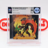 THE LEGEND OF ZELDA: OCARINA OF TIME 3D OFFICIAL SOUNDTRACK - WATA GRADED 8.5 A+! NEW & Factory Sealed! (Music CD)