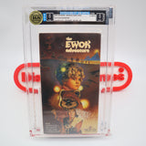 STAR WARS: THE EWOK ADVENTURE - IGS GRADED 8.0 BOX & 8.0 SEAL! NEW & Factory Sealed with Authentic V-Overlap Seam! (VHS)