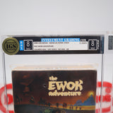STAR WARS: THE EWOK ADVENTURE - IGS GRADED 8.0 BOX & 8.0 SEAL! NEW & Factory Sealed with Authentic V-Overlap Seam! (VHS)