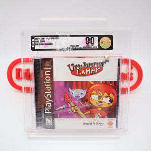 UM JAMMER LAMMY - VGA GRADED 90 NM+/MINT GOLD UNCIRCULATED! NEW & Factory Sealed! (PS1 PlayStation 1)