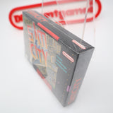 SIMCITY / SIM CITY (UPSIDE-DOWN RECYCLE SYMBOL!) - NEW & Factory Sealed with Authentic V-Seam! (SNES Super Nintendo)