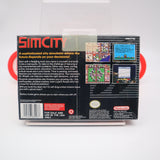 SIMCITY / SIM CITY (UPSIDE-DOWN RECYCLE SYMBOL!) - NEW & Factory Sealed with Authentic V-Seam! (SNES Super Nintendo)
