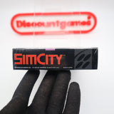 SIMCITY / SIM CITY (UPSIDE-DOWN RECYCLE SYMBOL!) - NEW & Factory Sealed with Authentic V-Seam! (SNES Super Nintendo)