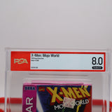 XMEN / X-MEN: MOJO WORLD - PSA / WATA GRADED 8.0 A+! NEW & Factory Sealed! (Sega Game Gear)