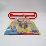 SEWER SPORTS ALL-STARS FOOTBALL TD T.D. TOSSIN' LEO - 1991 PLAYMATES - NEW Authentic & Factory Sealed + CASE! (MOC Vintage TMNT Figure)