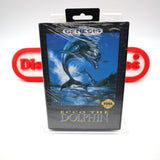 ECCO THE DOLPHIN (THE ORIGINAL!) NEW & Factory Sealed with Authentic Tube Seam! (Sega Genesis)