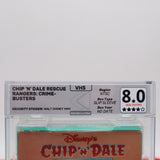 CHIP 'N' DALE RESCUE RANGERS: CRIME-BUSTERS - REWIND GRADED 8.0 & 4-STAR SEAL! NEW & Factory Sealed with Authentic H-Overlap Seam! (VHS)