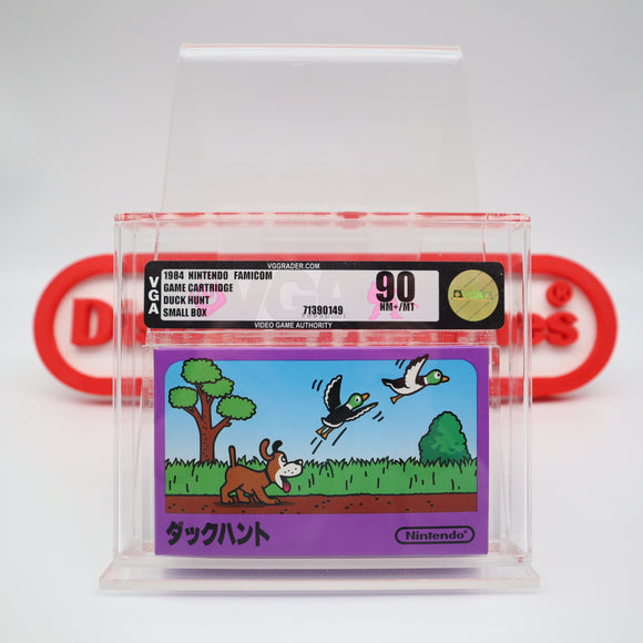 DUCK HUNT - PURPLE FAMICOM SMALL BOX - VGA GRADED 90 MINT GOLD! BRAND NEW! (NES Nintendo)