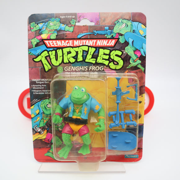 GENGHIS FROG - 1989 PLAYMATES - NEW Authentic & Factory Sealed! (MOC Vintage TMNT Figure)