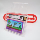 DUCK HUNT - PURPLE FAMICOM SMALL BOX - VGA GRADED 90 MINT GOLD! BRAND NEW! (NES Nintendo)