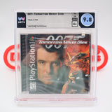JAMES BOND 007: TOMORROW NEVER DIES - WATA GRADED 9.8 A+! NEW & Factory Sealed! (PS1 PlayStation 1)