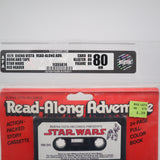 STAR WARS: READ-ALONG ADVENTURE (RED HEADER) - 1979 STORY BOOK & CASSETTE TAPE - AFA GRADED 80 NM - NEW Authentic & Factory Sealed!