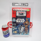 STAR WARS: READ-ALONG ADVENTURE (RED HEADER) - 1979 STORY BOOK & CASSETTE TAPE - AFA GRADED 80 NM - NEW Authentic & Factory Sealed!
