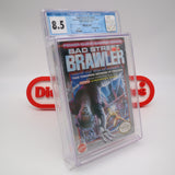 BAD STREET BRAWLER - CGC GRADED 8.5 A! NEW & Factory Sealed with Authentic H-Seam! (NES Nintendo)