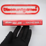 NBA JAM T.E. TE TOURNAMENT EDITION - NEW & Factory Sealed with Authentic V-Overlap Seam! (Sega Genesis)