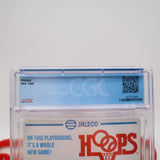 HOOPS BASKETBALL - CGC GRADED 9.4 A+! NEW & Factory Sealed with Authentic H-Seam! (NES Nintendo)