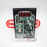 BIKER SCOUT - AFA GRADED 8.5 UNCIRCULATED NEW & Sealed! (Vintage Sage Collection Star Wars Figure)