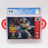 TOY STORY 2 II: BUZZ LIGHTYEAR TO THE RESCUE! CGC GRADED 9.8 A++! NEW & Factory Sealed! (Nintendo 64 N64)