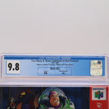 TOY STORY 2 II: BUZZ LIGHTYEAR TO THE RESCUE! CGC GRADED 9.8 A++! NEW & Factory Sealed! (Nintendo 64 N64)