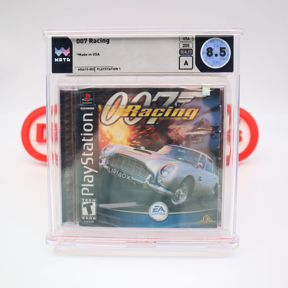 JAMES BOND 007 RACING - WATA GRADED 8.5 A! NEW & Factory Sealed! (PS1 PlayStation 1)