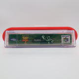 TOY STORY 2 II: BUZZ LIGHTYEAR TO THE RESCUE! CGC GRADED 9.8 A++! NEW & Factory Sealed! (Nintendo 64 N64)