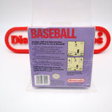 BASEBALL (THE ORIGINAL!) - YELLOW SCREENSHOTS! NEW & Factory Sealed with Authentic H-Seam! (Game Boy Original)