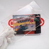 FZERO / F-ZERO - MADE IN JAPAN VERSION EARLY PRINT! NEW & Factory Sealed with Authentic V-Seam! (SNES Super Nintendo)
