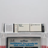 PAPERBOY / PAPER BOY (THE ORIGINAL!) POP 1 CLAMSHELL EARLY PRINT! WATA GRADED 9.8 B+! NEW & Factory Sealed with Authentic 3-Sided Seam! (Sega Genesis)