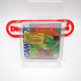 BASEBALL (THE ORIGINAL!) - YELLOW SCREENSHOTS! NEW & Factory Sealed with Authentic H-Seam! (Game Boy Original)