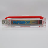 PAPERBOY / PAPER BOY (THE ORIGINAL!) POP 1 CLAMSHELL EARLY PRINT! WATA GRADED 9.8 B+! NEW & Factory Sealed with Authentic 3-Sided Seam! (Sega Genesis)