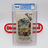 THE NEVERENDING STORY II 2: THE NEXT CHAPTER - CGC GRADED 9.4 A++! NEW & Factory Sealed with Authentic H-Overlap Seam! (VHS)