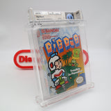 DIG DUG II / DIGDUG 2 - WATA GRADED 8.0 B+! NEW & Factory Sealed with Authentic H-Seam! (NES Nintendo)