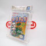 DIG DUG II / DIGDUG 2 - WATA GRADED 8.0 B+! NEW & Factory Sealed with Authentic H-Seam! (NES Nintendo)