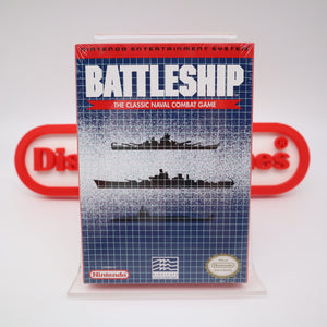 BATTLESHIP / BATTLE SHIP - NEW & Factory Sealed with Authentic H-Seam! (NES Nintendo)