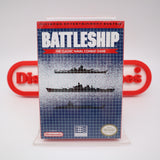 BATTLESHIP / BATTLE SHIP - NEW & Factory Sealed with Authentic H-Seam! (NES Nintendo)