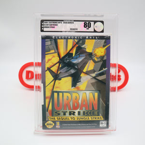 URBAN STRIKE - VGA GRADED 80 NM SILVER! NEW & Factory Sealed! (Sega Genesis)