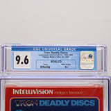 TRON: DEADLY DISCS - CGC GRADED 9.6 A++! NEW & Factory Sealed! (Intellivision)