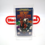 SECRET VIDEO GAME TRICKS, CODES, & STRATEGIES (Contra / Metal Gear Cover!) NEW & Factory Sealed with Authentic H-Overlap Seam! (VHS)