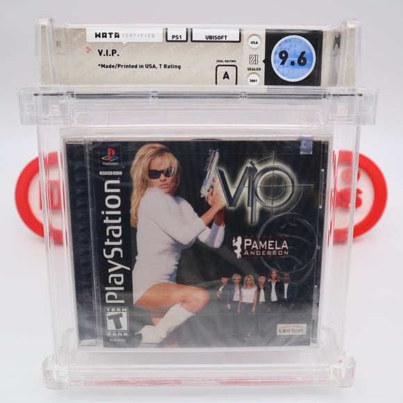 PAMELA ANDERSON: VIP / V.I.P - WATA GRADED 9.6 A! NEW & Factory Sealed! (PS1 PlayStation 1)