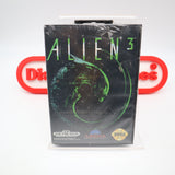 ALIEN 3 III - NEW & Factory Sealed with Authentic V-Overlap Seam! (Sega Genesis)