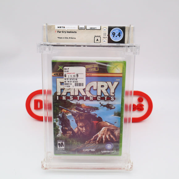 FAR CRY INSTINCTS / FARCRY - WATA GRADED 9.4 A! NEW & Factory Sealed! (XBOX)