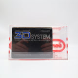 3D / 3-D SYSTEM ACCESSORY - VGA GRADED 90 MINT GOLD! BRAND NEW! (NES Nintendo Famicom)