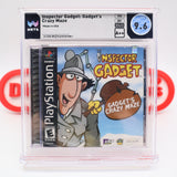INSPECTOR GADGET: GADGET'S CRAZY MAZE - WATA GRADED 9.6 A++! NEW & Factory Sealed! (PS1 PlayStation 1)