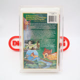 WALT DISNEY MASTERPEICE: BAMBI - CAS GRADED 75+! NEW & Factory Sealed with Authentic 3-Sided Seam! (VHS)