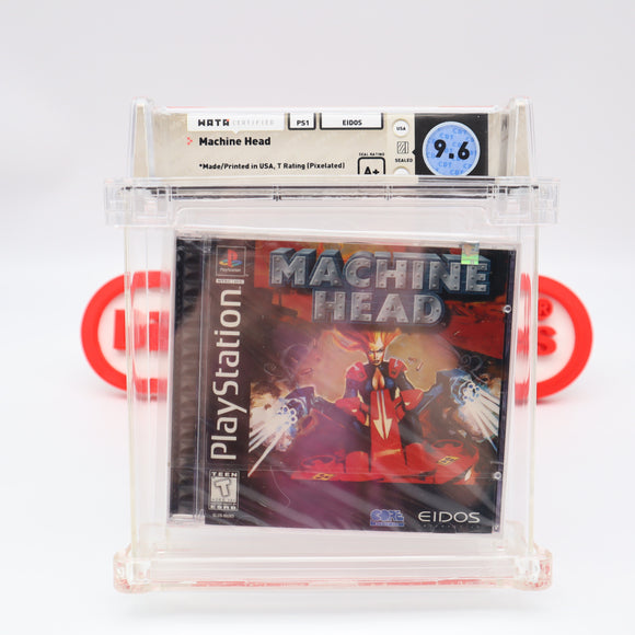 MACHINE HEAD - WATA GRADED 9.6 A+! NEW & Factory Sealed! (PS1 PlayStation 1)