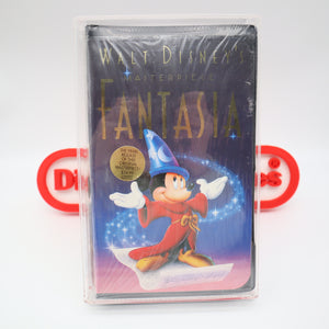 WALT DISNEY MASTERPIECE: FANTASIA - CAS GRADED 85! NEW & Factory Sealed with Authentic 3-Sided Seam! (VHS)