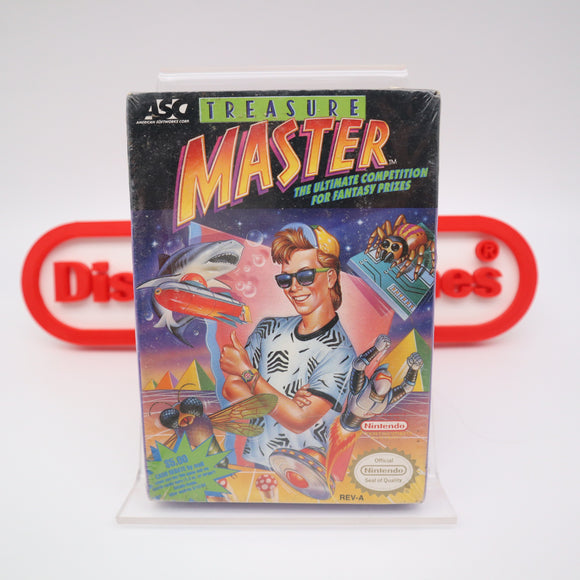 TREASURE MASTER - NEW & Factory Sealed with Authentic H-Seam! (NES Nintendo)